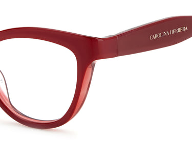 Designer Women Carolina Herrera Eyeglasses: CH 0017 - Burgandy- SpecSMART Eye Clinic (Zoom View)